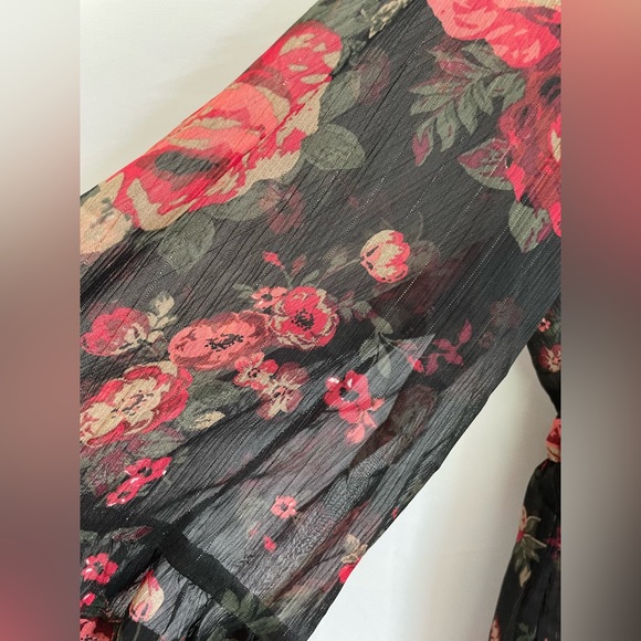 NWOT Torrid Babydoll Crochet Detail Lace-Up Blouse - Picture 8 of 16